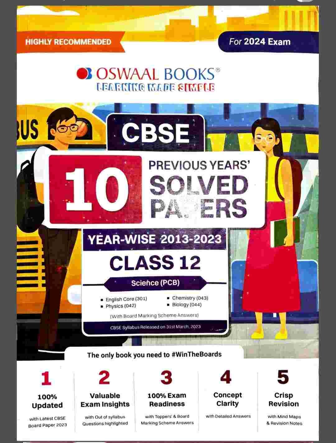 CBSC PREVIOUS 10 YEAR SOLVED PAPER FOR CLASS 12